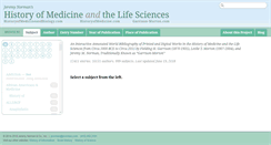Desktop Screenshot of historyofmedicine.com