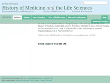 Tablet Screenshot of historyofmedicine.com